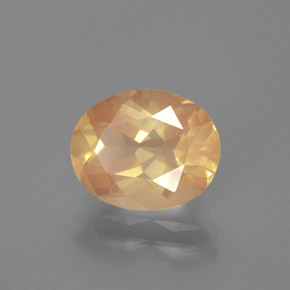 9,17 ctw natürlicher champagnerfarbend Andesin-Labradorit, Oval Schliff, Transparent