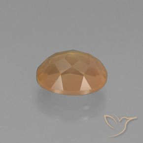 9,17 ctw natürlicher Orange-Golden Andesin-Labradorit, Oval, Transparent