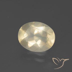 9,17 ctw natürlicher Creme Andesin-Labradorit, Oval, Transparent