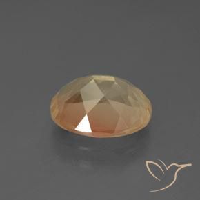 9,17 ctw natürlicher Helles Pfirsichgold Andesin-Labradorit, Oval, Transparent