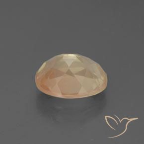 9,17 ctw natürlicher Helle Pfirsichorange Andesin-Labradorit, Oval, Transparent