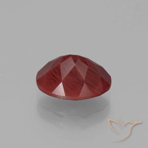 2,62 ctw natürlicher roter Andesin-Labradorit, Oval Schliff, Lichtdurchlässig