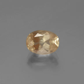 2,10 ctw natürlicher goldener Andesin-Labradorit, Oval Schliff, Transparent