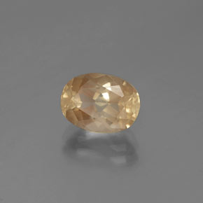 2,10 ctw natürlicher goldener Andesin-Labradorit, Oval Schliff, Transparent