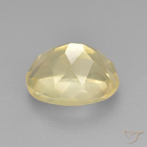 9,17 ctw natürlicher hellgelb Andesin-Labradorit, Oval, Transparent