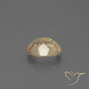 2,21 ctw natürlicher goldener Andesin-Labradorit, Oval Schliff, Transparent