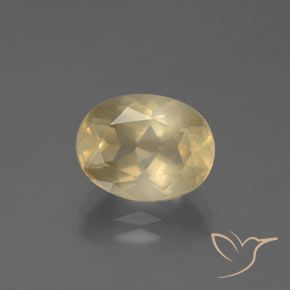 3.44ct Natürlicher Creme Andesin-Labradorit, Oval, Transparent