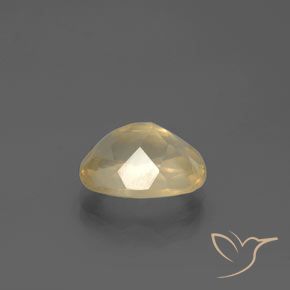 9,17 ctw natürlicher Creme Andesin-Labradorit, Oval, Transparent