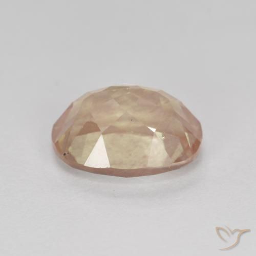 1,94 ctw natürlicher goldener Andesin-Labradorit, Oval Schliff, Transparent
