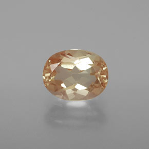 1,91 ctw natürlicher goldener Andesin-Labradorit, Oval Schliff, Transparent