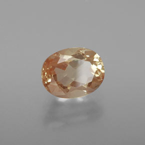 1,91 ctw natürlicher goldener Andesin-Labradorit, Oval Schliff, Transparent