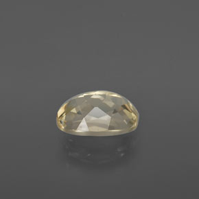 1,87 ctw natürlicher gelber Andesin-Labradorit, Oval Schliff, Transparent