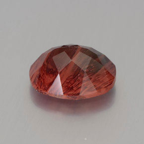 2,60 ctw natürlicher roter Andesin-Labradorit, Oval Schliff, Lichtdurchlässig