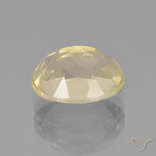 9,17 ctw natürlicher hellgelb Andesin-Labradorit, Oval, Transparent