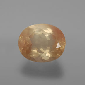 9,17 ctw natürlicher Honig-orange Andesin-Labradorit, Oval Schliff, Transparent