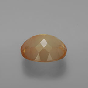 9,17 ctw natürlicher Honig-orange Andesin-Labradorit, Oval Schliff, Transparent