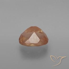 9,17 ctw natürlicher Grapefruit-Orange Andesin-Labradorit, Oval, Transparent
