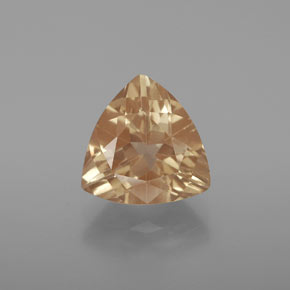 3,11 ctw natürlicher orangefarbener Andesin-Labradorit, Trillion, Transparent