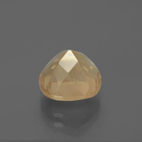 9,17 ctw natürlicher Honig-orange Andesin-Labradorit, Kissenschliff, Transparent