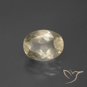 9,17 ctw natürlicher Creme Andesin-Labradorit, Oval, Transparent