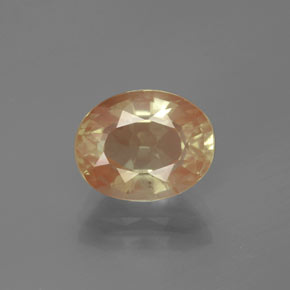 9,17 ctw natürlicher Orange-Golden Andesin-Labradorit, Oval Schliff, Transparent