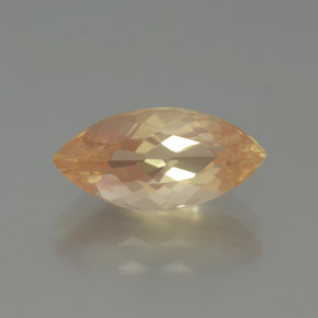 1,96 ctw natürlicher orangefarbener Andesin-Labradorit, Marquise, Transparent