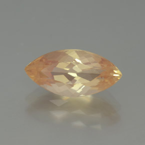1,96 ctw natürlicher orangefarbener Andesin-Labradorit, Marquise, Transparent