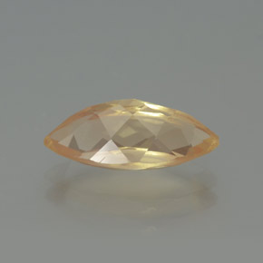 1,96 ctw natürlicher orangefarbener Andesin-Labradorit, Marquise, Transparent