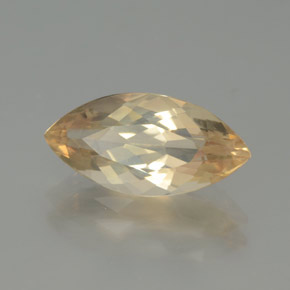 2,18 ctw natürlicher orangefarbener Andesin-Labradorit, Marquise, Transparent