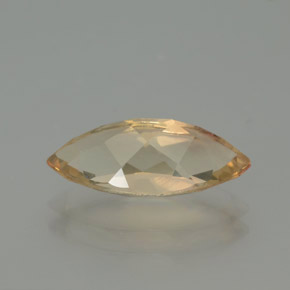 2,18 ctw natürlicher orangefarbener Andesin-Labradorit, Marquise, Transparent