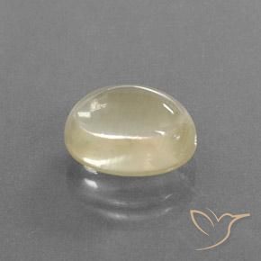9,17 ctw natürlicher Creme Andesin-Labradorit, Oval, Transparent