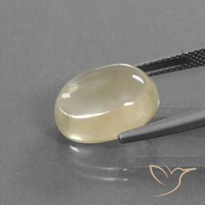 9,17 ctw natürlicher Creme Andesin-Labradorit, Oval, Transparent