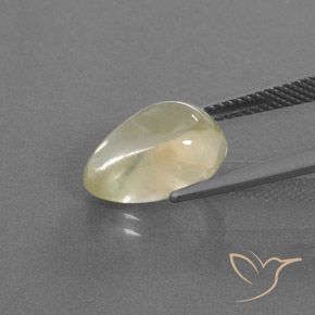 9,17 ctw natürlicher Creme Andesin-Labradorit, Birnenform, Transparent