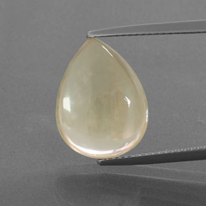 8,93 ctw natürlicher Gold Andesin-Labradorit, Birnenform, Transparent