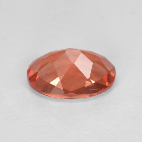 9,17 ctw natürlicher orange-rot Andesin-Labradorit, Oval Schliff, VVS