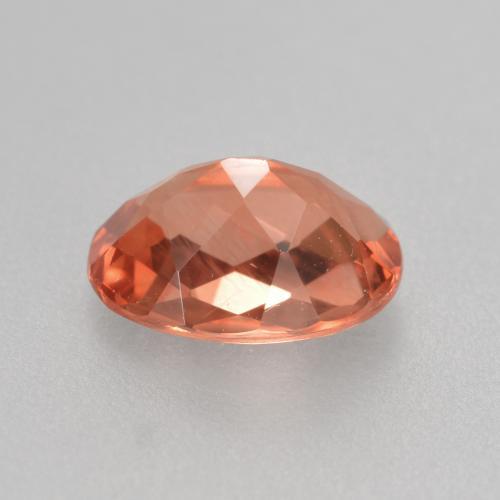 0,72 ctw natürlicher roter Andesin-Labradorit, Oval Schliff, VVS-VS
