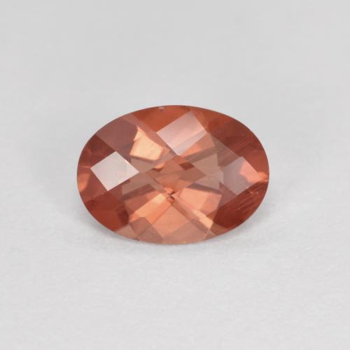 0,73 ctw natürlicher Mittelrot Andesin-Labradorit, Oval Schliff, VVS-VS