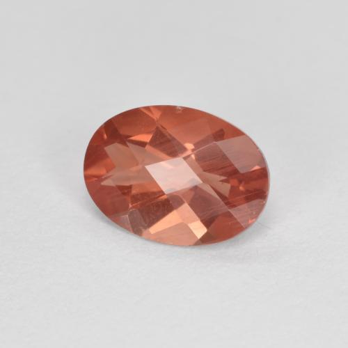 0,73 ctw natürlicher Mittelrot Andesin-Labradorit, Oval Schliff, VVS-VS