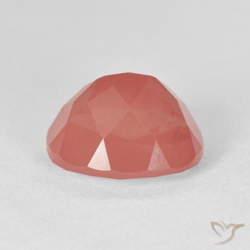 9,17 ctw natürlicher rötlich-orange Andesin-Labradorit, Oval, Transparent