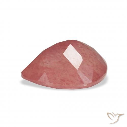 9,17 ctw natürlicher Mittelrot Andesin-Labradorit, Birnenform, Transparent