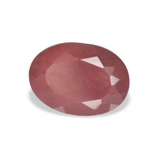 9,17 ctw natürlicher Medium Dark-Pink Andesin-Labradorit, Oval, Lichtdurchlässig