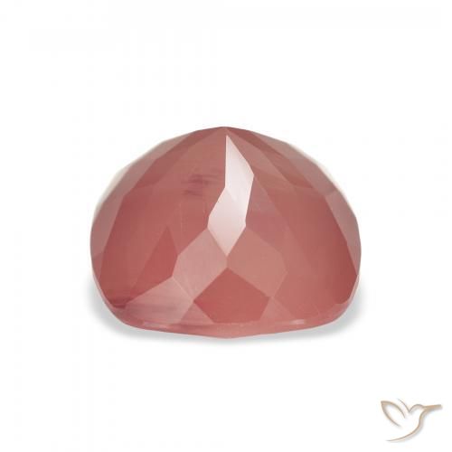 9,17 ctw natürlicher Rötlich-Rosa-Ton Andesin-Labradorit, Kissen, Lichtdurchlässig