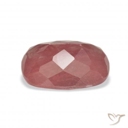 9,17 ctw natürlicher tiefrosa Andesin-Labradorit, Kissen, Transparent