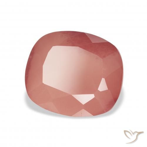 9,17 ctw natürlicher Himbeerrosa Andesin-Labradorit, Kissen, Transparent
