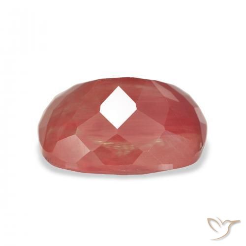 9,17 ctw natürlicher Blutrot Andesin-Labradorit, Kissen, Lichtdurchlässig