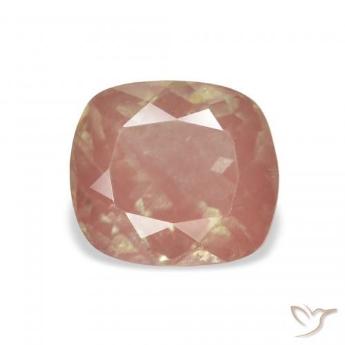 2.71ct orange-rot Andesin-Labradorit, Kissen, Transparent