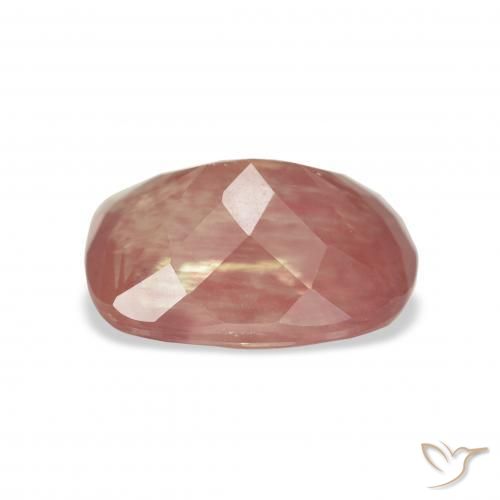 9,17 ctw natürlicher Blasses rötliches Orange Andesin-Labradorit, Kissen, Transparent