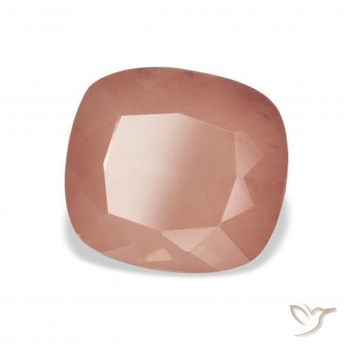 9,17 ctw natürlicher Mittelrot Andesin-Labradorit, Kissen, Transparent