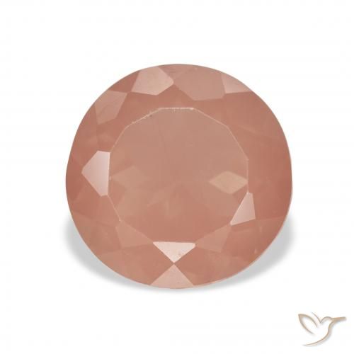 3.40ct Natürlicher Mittelrot Andesin-Labradorit, Runden, Transparent