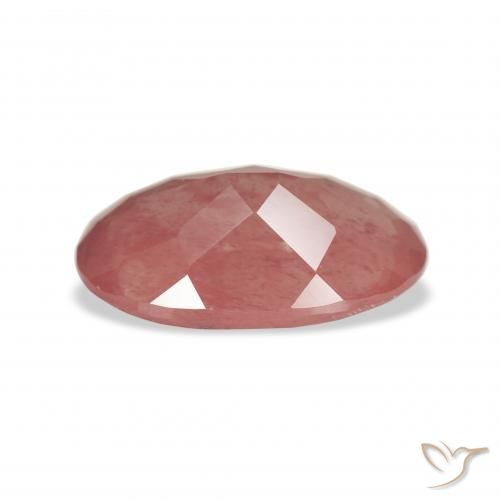 9,17 ctw natürlicher Himbeerrosa Andesin-Labradorit, Oval, Transparent